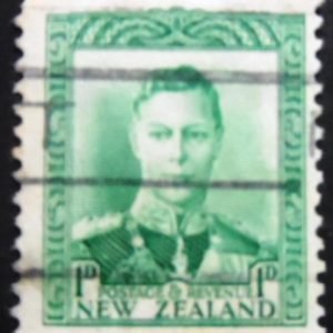Selo postal da Holanda de 1941 King George VI 0p