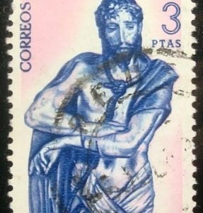 Selo postal da Espanha de 1962 Alonso Berruguete