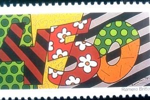 Selo postal do Brasil de 2004 450 Anos