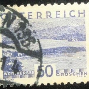 Selo postal da Áustria de 1932 Hohenems small format