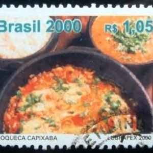 Selo postal do Brasil de 2000 Moqueca Capixaba