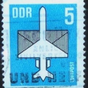 Selo postal Alemanha de 1983 Aeroplane and Envelope 5
