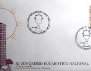 FDC oficial nº 368 de 1985 XI Congresso Eucarístico SP 31634