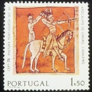 Selo postal de Portugal de 1975 C.E.P.T. Paintings