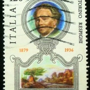 Selo da Itália de 1979 Ottorino Respighi