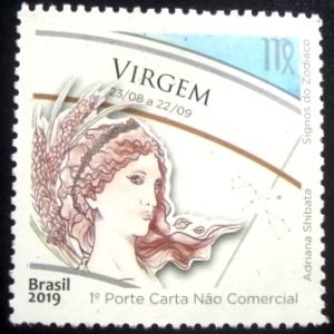Selo postal do Brasil de 2019 Virgem