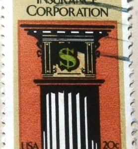 Selo postal dos Estados Unidos de 1984 Deposit Insurance Corporation