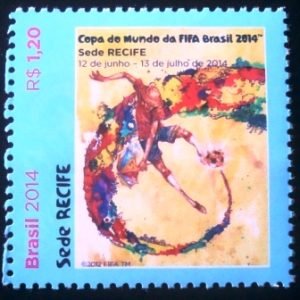 Selo postal do Brasil de 2014 Recife