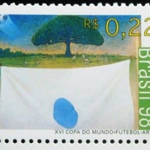 Selo postal do Brasil de 1998 Tomishige Kusuno