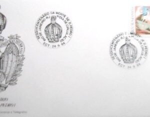 FDC Oficial nº 338 de 1984 D. Pedro I RJ 15433