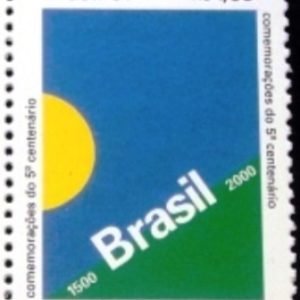 Selo postal do Brasil de 1997 5º Centenário Descobrimento
