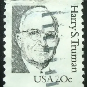 Selo postal dos Estados Unidos de 1988 Harry S. Truman Du U