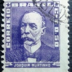 Selo postal do Brasil de 1954 Joaquim Murtinho 50