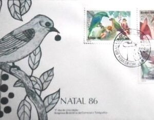 FDC nº 408 de1986 Natal 86 DF 14455