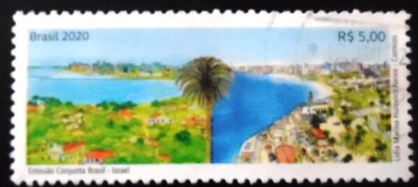 Selo postal do Brasil de 2020 Olinda - Tel Aviv U