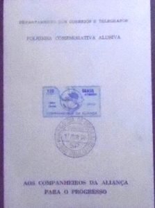 Folhinha Oficial de 1966 nº 25 Aliança para o Progresso