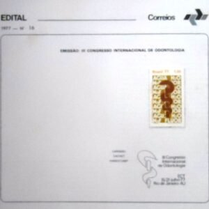 Edital de Lançamento nº 16 de 1977 III Congresso Internacional de Odontologia 11117