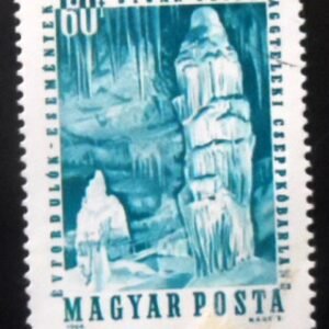 Selo postal da Hungria de 1964 Aggtelek Cave NCC