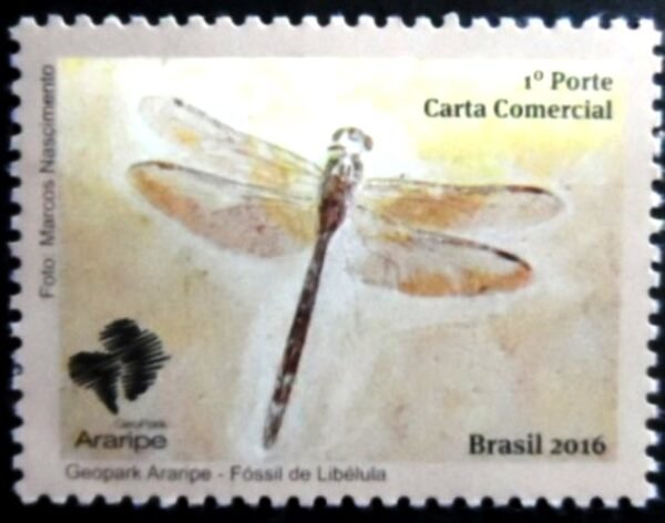 Selo postal do Brasil de 2016 Libélula M