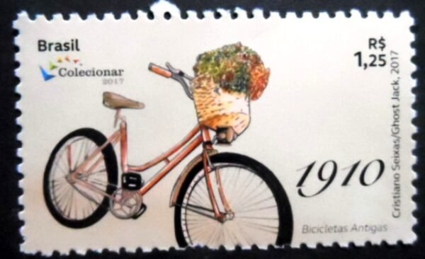 Selo postal do Brasil de 2017 Bicycle of 1910 M