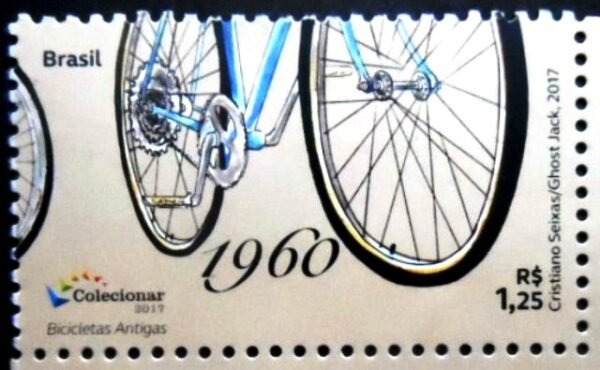 Selo postal do Brasil de 2017 Bicycle of 1960 M
