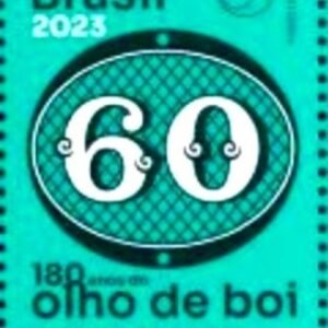 Selo postal do Brasil de 2023 30 Réis M