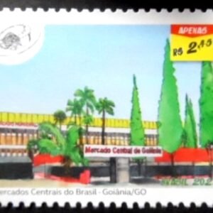 Selo postal do Brasil de 2023 Mercado Central Goiânia M
