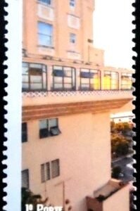 Selo postal do Brasil de 2023 Elevador Lacerda E M