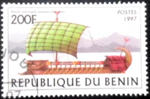 Selo postal do Benin de 1997 Assyrian-Phoenician MCC