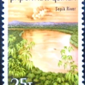 Selo postal da Papua Nova Guine de 1985 Tourist Scenes N