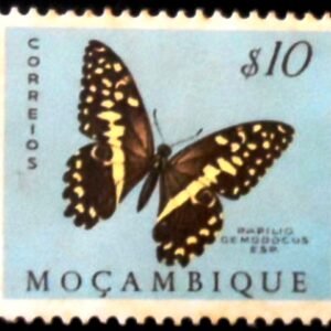 Selo postal do Moçambique de 1953 Citrus Swallowtail N