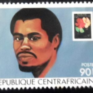 Selo postal da República Centro Africana de 1982 Pierre Ndarata N