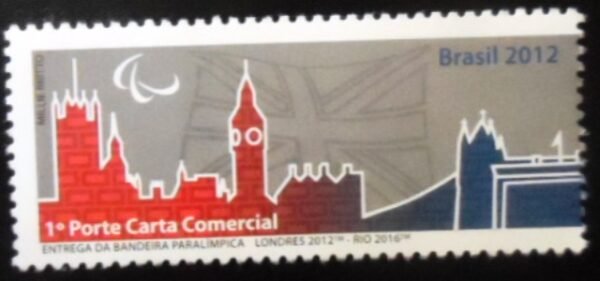 Selo postal do Brasil de 2015 Londres Paralímpica M
