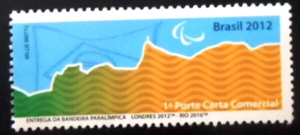 Selo postal do Brasil de 2015 Rio Paralímpica M