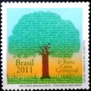Selo postal do Brasil de 2011 Copa Cheia M