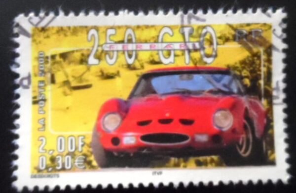 Selo postal da França de 2000 Ferrari 250 GTO U