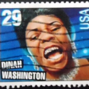 Selo postal dos Estados Unidos de 1993 Dinah Washington U E