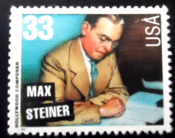 Selo postal dos Estados Unidos de 1999 Max Steiner N
