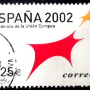 Selo postal da Espanha de 2002 Emblem