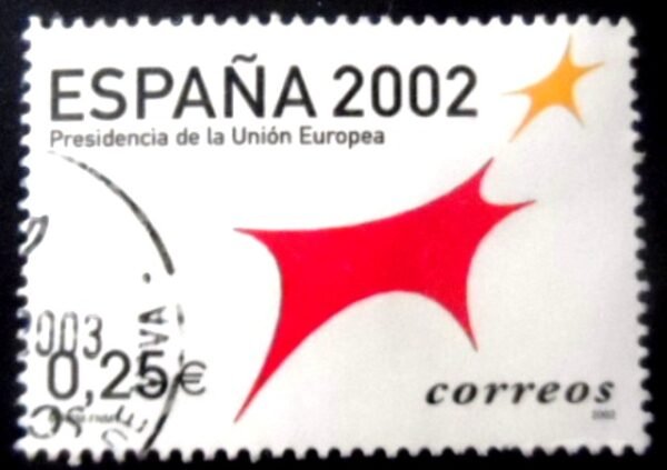 Selo postal da Espanha de 2002 Emblem