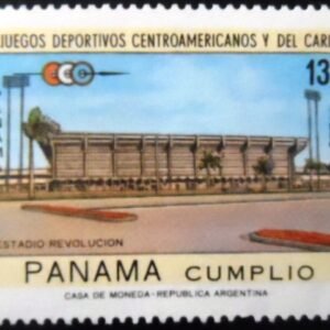 Selo postal do Panamá de 1970 Revolution Stadium M