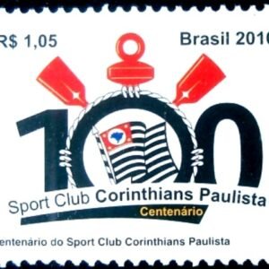 Selo postal do Brasil de 2010 Sport Club Corinthians M