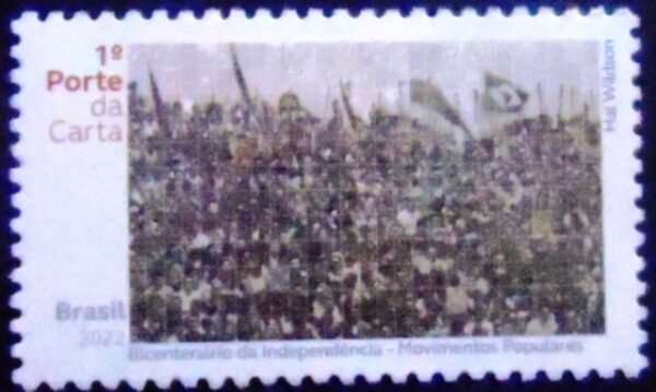 Selo postal do Brasil de 2022 Movimentos Populares M