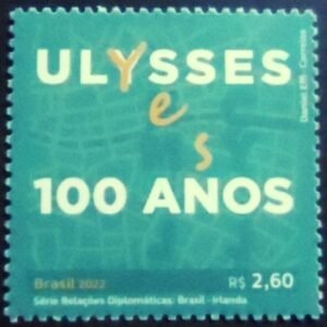 Selo postal do Brasil de 2022 Ulysses M