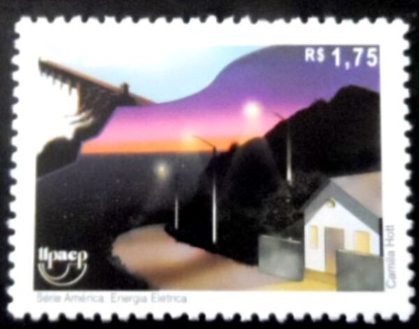 Selo postal do Brasil de 2006 2006 Energia Elétrica M