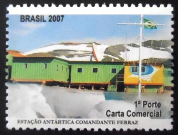 Selo postal do Brasil de 2007 Estação Comandante Ferraz N