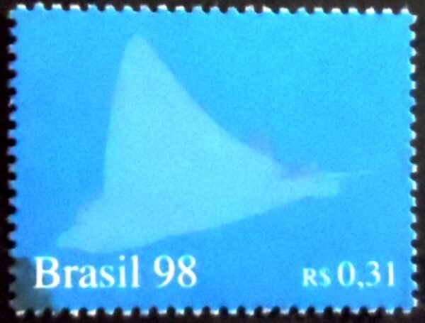 Selo postal do Brasil de 1998 Raia M