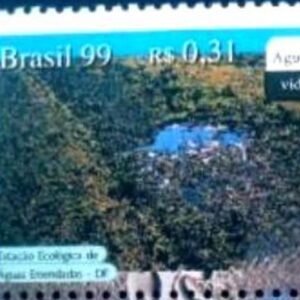 Selo postal do Brasil de 1999 Estação Ecológica M