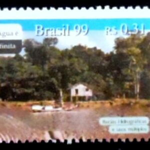 Selo postal do Brasil de 1999 Bacias Hidrográficas M
