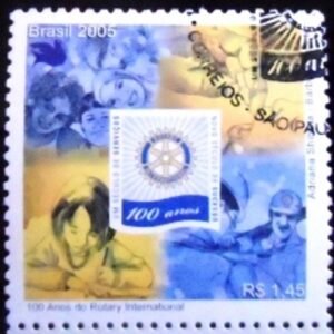 Selo postal do Brasil de 2005 ROTARY MCC